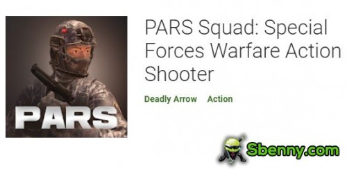 Esquadrão PARS: APK de ação e ação de guerra das forças especiais