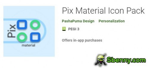 Pacchetto icone Pix Material MOD APK