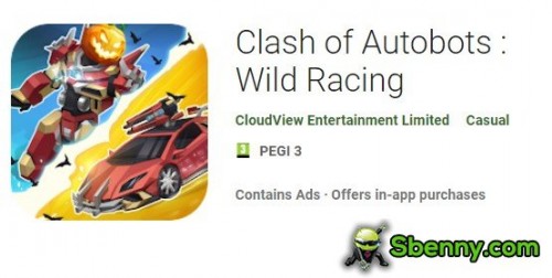 Choque de Autobots: Wild Racing MOD APK