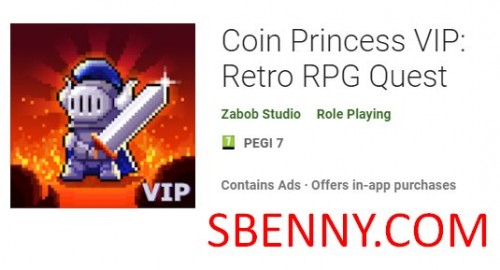 Coin Princess VIP: APK Quest RPG retrò