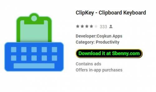ClipKey - Tastatur für die Zwischenablage MOD APK