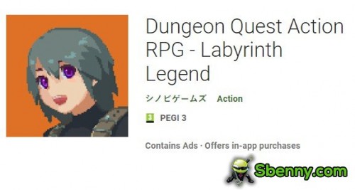 RPG de ação Dungeon Quest - Labyrinth Legend MOD APK