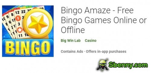 Bingo Amaze - Jeux de bingo gratuits en ligne ou hors ligne MOD APK