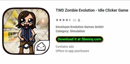 TWD Zombie Evolution - игра-кликер MOD APK