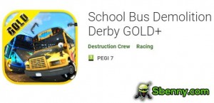 Derby di demolizione dello scuolabus GOLD +