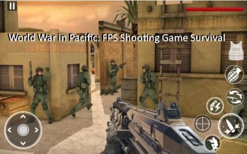 Guerra Mundial no Pacífico: FPS Shooting Game Survival MOD APK