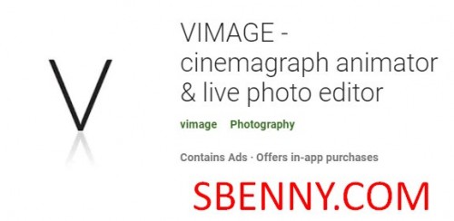 VIMAGE - אנימטור cinemagraph ועורך תמונות חיים MOD APK