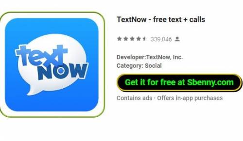 TextNow - bezplatný text + volání MOD APK