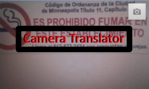 Camera Translator MOD APK