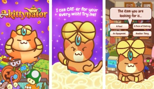 Akittynator - Kitty Cat Genies Jeu de collecte MOD APK