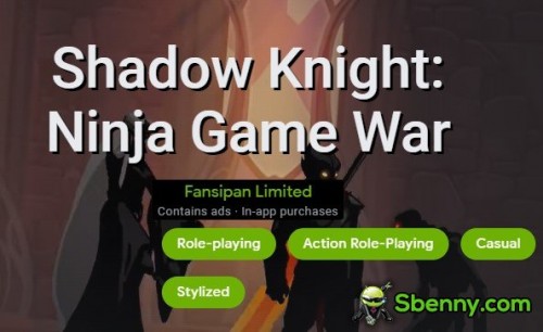 Shadow Knight: Guerra de juegos Ninja MOD APK