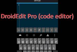 DroidEdit Pro (editor kódu) MOD APK