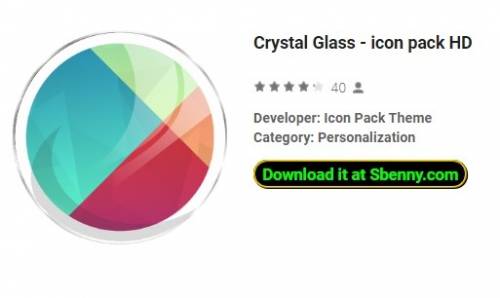 Verre de cristal - pack d'icônes HD APK