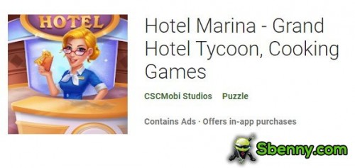 Hotel Marina - Grand Hotel Tycoon, juegos de cocina MOD APK
