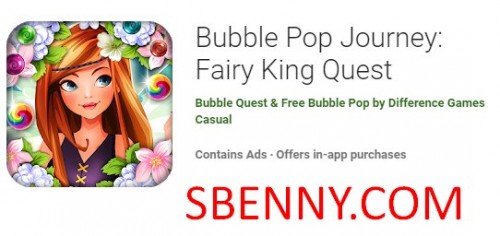 Bubble Pop Vjaġġ: Fairy King Quest MOD APK