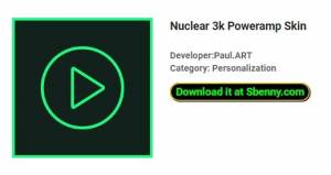 APK de Skin de Poweramp Nuclear 3k