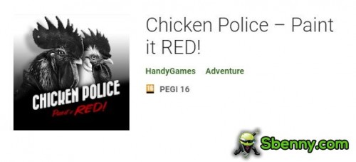 Polícia de frango - Pinte de vermelho!