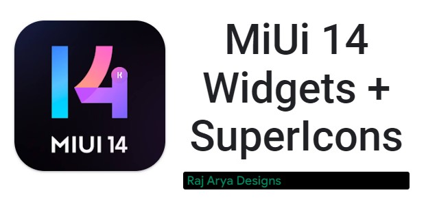 MiUi 14 ווידג'טים + SuperIcons MOD APK