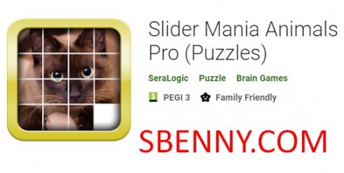 Slider Mania Animals Pro (Puzzles)