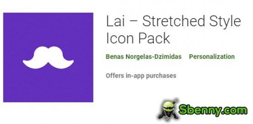 Lai – Stretched Style Icon Pack MOD APK