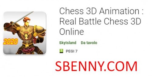 체스 3D 애니메이션 : 실제 전투 체스 3D 온라인 APK