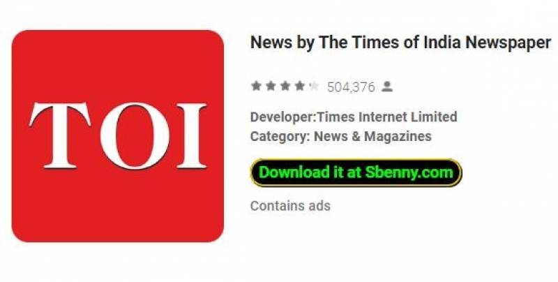 News by The Times of India Newspaper MOD APK