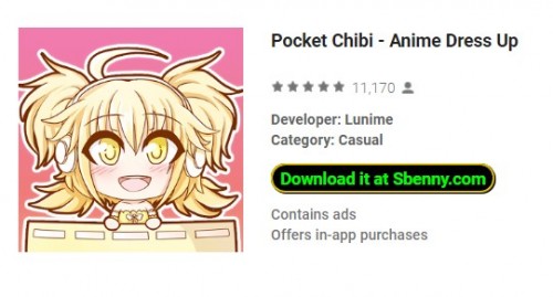 Pocket Chibi - APK MOD MOD Anime Dress Up
