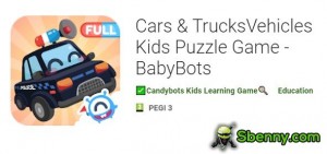 Samochody i ciężarówki Pojazdy Gra logiczna dla dzieci -BabyBots APK