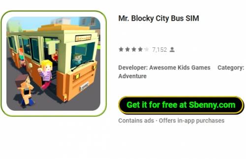 Mr. Blocky City Bus SIM MOD APK