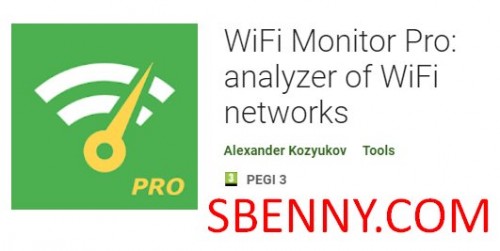 WiFi Monitor Pro: analisador de APK de redes WiFi