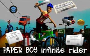 Paper Boy: Cavaleiro de bicicleta infinito MOD APK