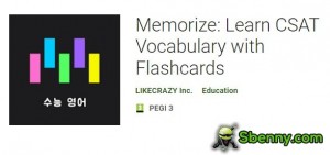 Memorize: Aprenda o vocabulário CSAT com Flashcards APK