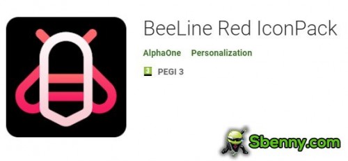 BeeLine Red IconPack MOD APK