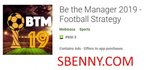 Be the Manager 2019 - APK MOD de estratégia de futebol