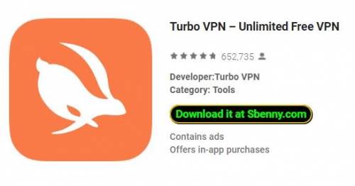 Turbo VPN - APK VPN gratuito e ilimitado