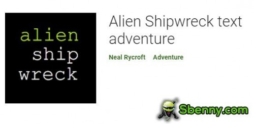 APK de aventura de texto Alien Shipwreck
