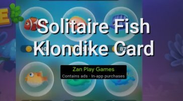Karta Solitaire Fish Klondike ke stažení
