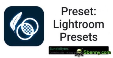Predefinição: download de predefinições do Lightroom