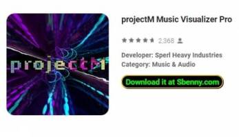 APK پروژه ProjectM Music Visualizer Pro