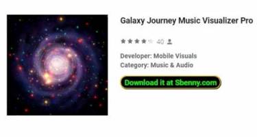 Aplikacja Galaxy Journey Music Visualizer Pro APK