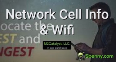 Informações de célula de rede e download de Wi-Fi
