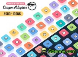 Скачать Crayon Adaptive IconPack