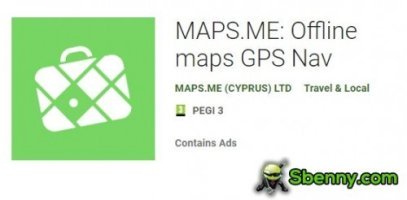 MAPS.ME: mapas off-line download de navegação GPS