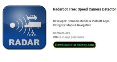Radarbot Free: Speed ​​Camera Detector & Speedometer دانلود