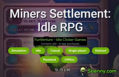Miners Settlement: Idle RPG MOD APK