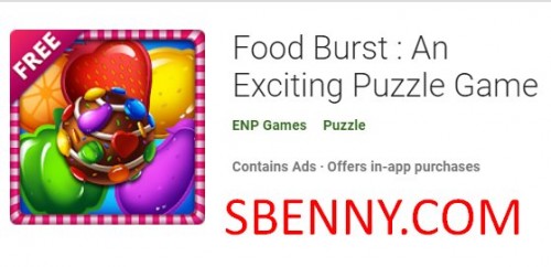 Food Burst: um emocionante jogo de quebra-cabeça MOD APK