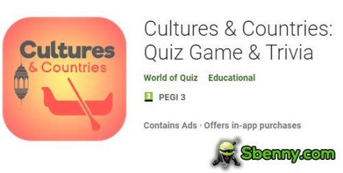 Cultures &amp; Countries: Quiz Game &amp; Trivia MOD APK