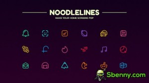Pack d'icônes Noodlelines MOD APK