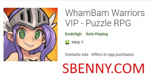 Télécharger WhamBam Warriors VIP - Puzzle RPG APK