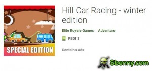 Hill Car Racing - نسخه زمستانی MOD APK